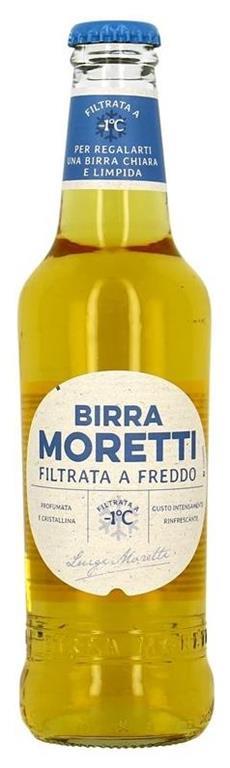 Birra Moretti Filtrata a Freddo EW